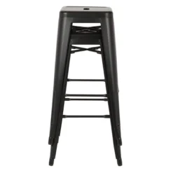 Set Of 2 30" Bristow Antique Metal Barstool - OSP Home Furnishings