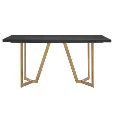 Karianne Dining Table Black/Gold - Inspire Q - Image 2