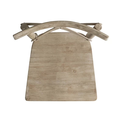 5pc Round Keaton Standard Height Dining Table Set With 4 Chairs Beach - Picket House Furnishings - Image 4