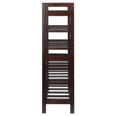 Silvi 30 Bottles Wine Rack Wood/Toasted Walnut - Winsome - Image 2