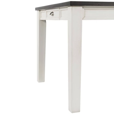Jamison Two-Tone Extendable Dining Table With Storage White - Picket House Furnishings - Image 6