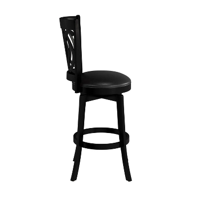 30" Van Draus Swivel Barstool Metal/Black - Hillsdale Furniture - Image 7