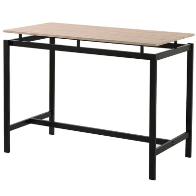 Modernluxe 5-Piece Kitchen Counter Height Table Set With 4 Chairs-Industrial - Image 4