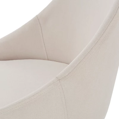 Set Of 2 24" Conrad Natural Danish Modern Counter Chair - Inspire Q - Image 4