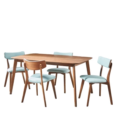 5pc Alma Mid Century Wood Dining Set - Christopher Knight Home - Image 7