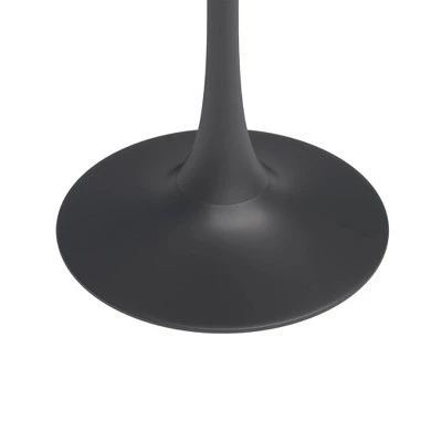 Kurv Counter Dining Table White Faux Marble/Black - Jamesdar - Image 2