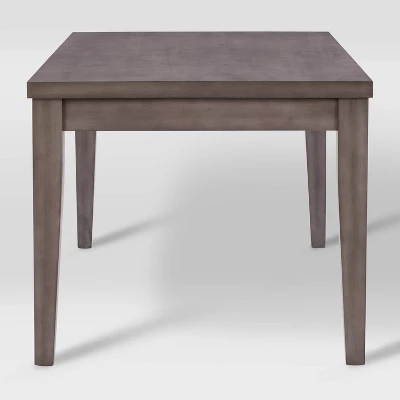 New York Wood Dining Table Washed Gray - CorLiving - Image 2