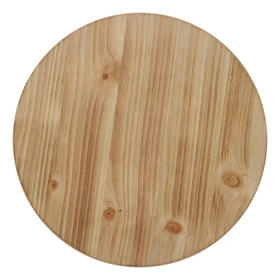 Vintage Metal Frame Swivel Counter Height Barstool With Round Seat Brown/Black - Benzara - Image 4