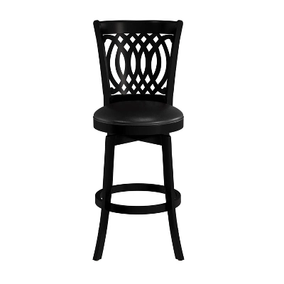 30" Van Draus Swivel Barstool Metal/Black - Hillsdale Furniture - Image 2