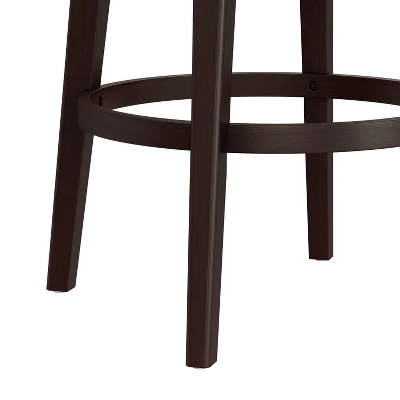 30" Halbrooke Swivel Barstool Smoke/Cream Hillsdale Furniture - Image 11