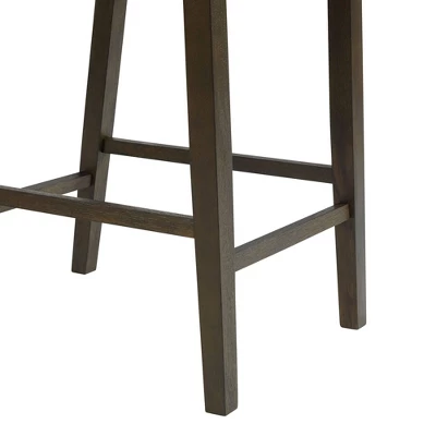 5pc Simms Rectangular Counter Height Dining Set Walnut - Picket House Furnishings - Image 10