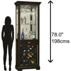 Howard Miller 690005 Howard Miller Gimlet Wine Cabinet 690005 Black Coffee