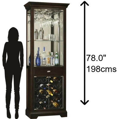 Howard Miller 690005 Howard Miller Gimlet Wine Cabinet 690005 Black Coffee