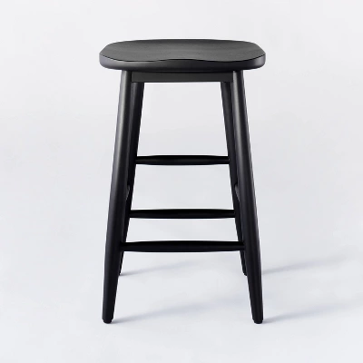 Haddonfield All Wood Backless Counter Height Barstool - Threshold™ Designed With Studio McGee - Image 2