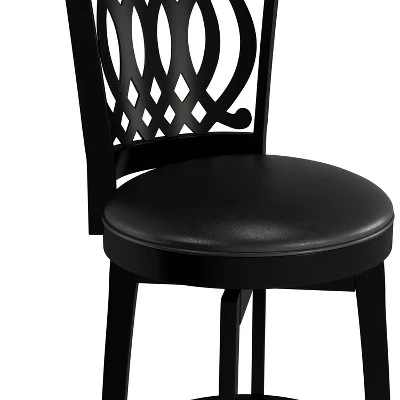 30" Van Draus Swivel Barstool Metal/Black - Hillsdale Furniture - Image 12