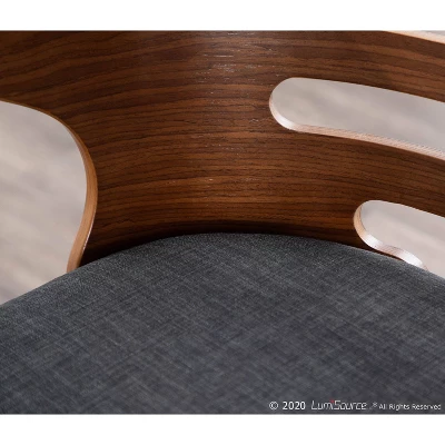 Set Of 2 Cosini Upholstered Counter Height Barstools - Lumisource - Image 10