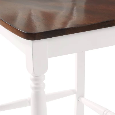 Set Of 2 Shelby Barstools Distressed White - Crosley - Image 12