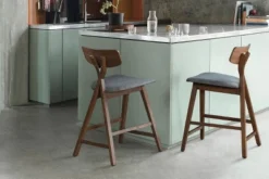 Inmod Sven Counter Stool (Set Of 2) Grey