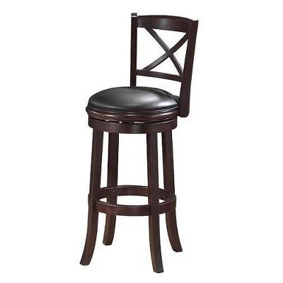 Georgia Swivel Barstool Hardwood Cappuccino - Boraam - Image 6
