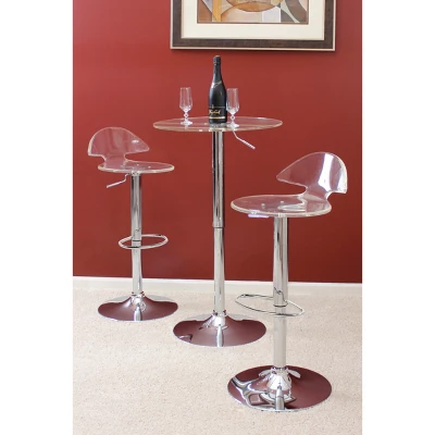 Venti 32" Barstool Acrylic/Clear - Lumisource