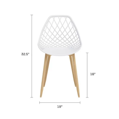 3pc Kurv Dining Set White - Jamesdar - Image 3