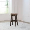 Benard Backless Barstool Deep Smoke Brown - Hillsdale Furniture