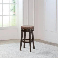 Benard Backless Barstool Deep Smoke Brown - Hillsdale Furniture