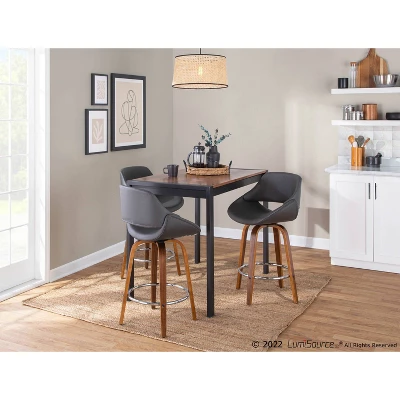 Set Of 2 Fabrico Height Barstools - LumiSource - Image 7