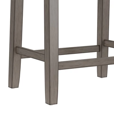 Fiddler Backless 24" NonSwivel Counter Height Barstool Aged Gray - Hillsdale Furniture - Image 8