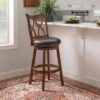 Madison Counter Height Barstool Rustic Oak - Powell Company