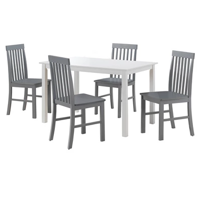 5pc Modern Two-Toned Kitchen Dining Set - Saracina Home - Image 10