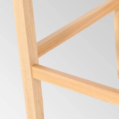 Set Of 2 Lansglen Button Tufted Wingback Barstools - Christopher Knight Home - Image 6