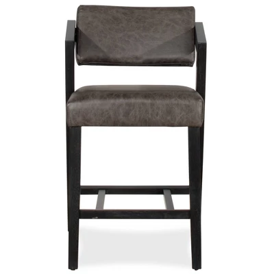 Snyder Counter Height Barstool Black/Gray - Hillsdale Furniture - Image 6