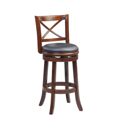 Georgia Swivel Barstool Hardwood Cappuccino - Boraam - Image 5