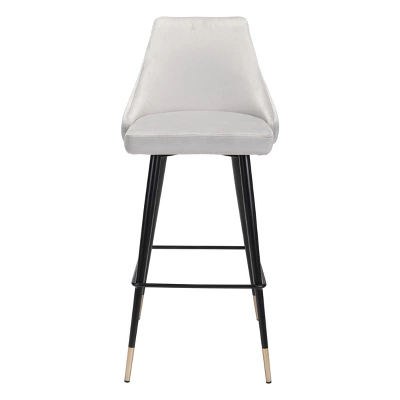 29.5" Luxe Velvet Barstool - ZM Home - Image 3