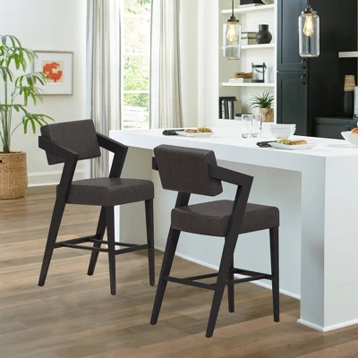Snyder Counter Height Barstool Black/Gray - Hillsdale Furniture - Image 11