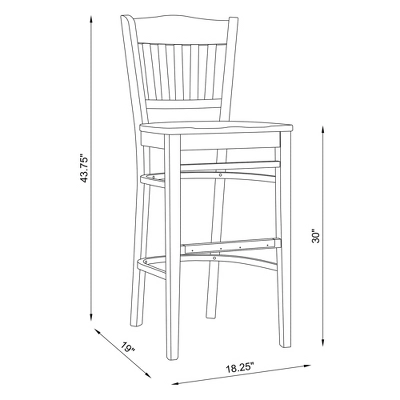 Set Of 2 Maryah Barstools - Linon - Image 9