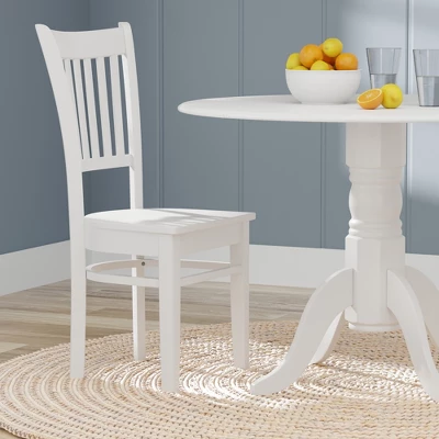 Glenwillow Home 42" Round Double Drop-Leaf Dining Table + Spindle Back Dining Chairs Dining Set - Image 7