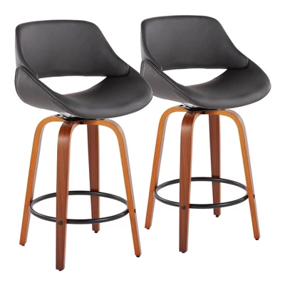 Set Of 2 Fabrico Height Barstools - LumiSource - Image 11