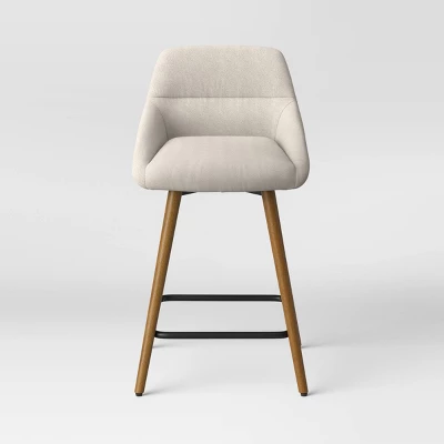 Timo Swivel Counter Height Barstool With Wood - Threshold™ - Image 2