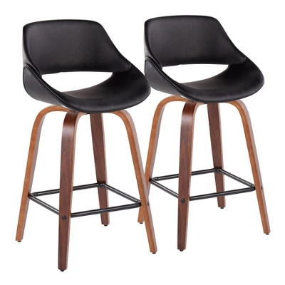 Set Of 2 Fabrico Square Height Barstools - LumiSource - Image 9