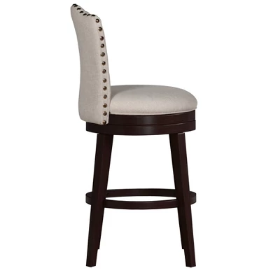 Edenwood Barstool Chocolate/Cream - Hillsdale Furniture - Image 3