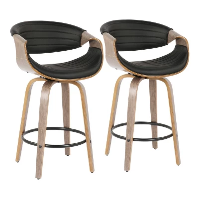 Set Of 2 Symphony Upholstered Counter Height Barstools - Lumisource - Image 11