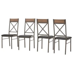5pc Keegan Dining Set Brown - Inspire Q