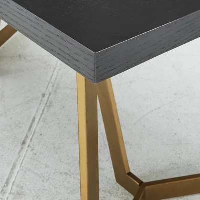 Karianne Dining Table Black/Gold - Inspire Q - Image 5