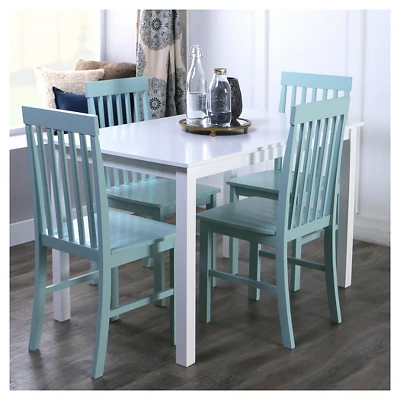 5pc Modern Two-Toned Kitchen Dining Set - Saracina Home - Image 4