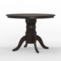 Glenwillow Home 42" Round Solid Wood Pedestal Dining Table