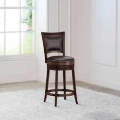 Lockefield Wood Swivel Counter Height Barstool - Hillsdale Furniture
