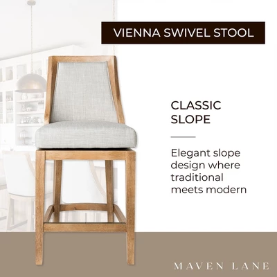 Maven Lane Vienna Swivel Kitchen Counter Stool - Image 2