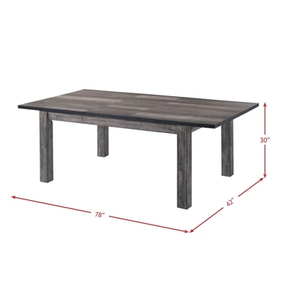 Grayson Extendable Dining Table Gray Oak - Picket House Furnishings - Image 5